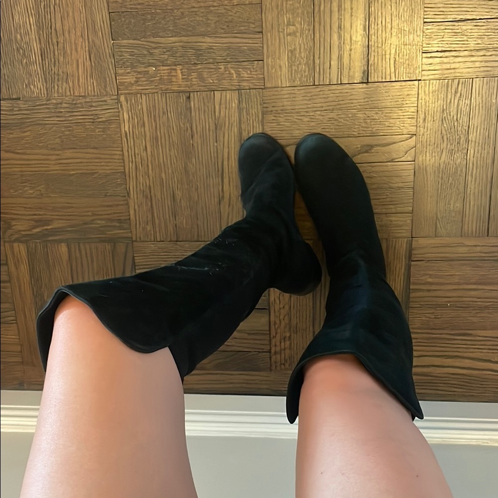 Stuart Weitzman Black Over the Knee Boots